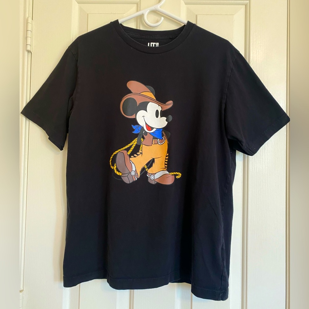 UNIQLO Cowboy Mickey Tee - Size L